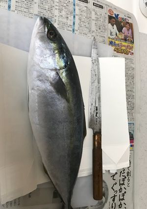 ツバスの刺身-レシピのメイン写真