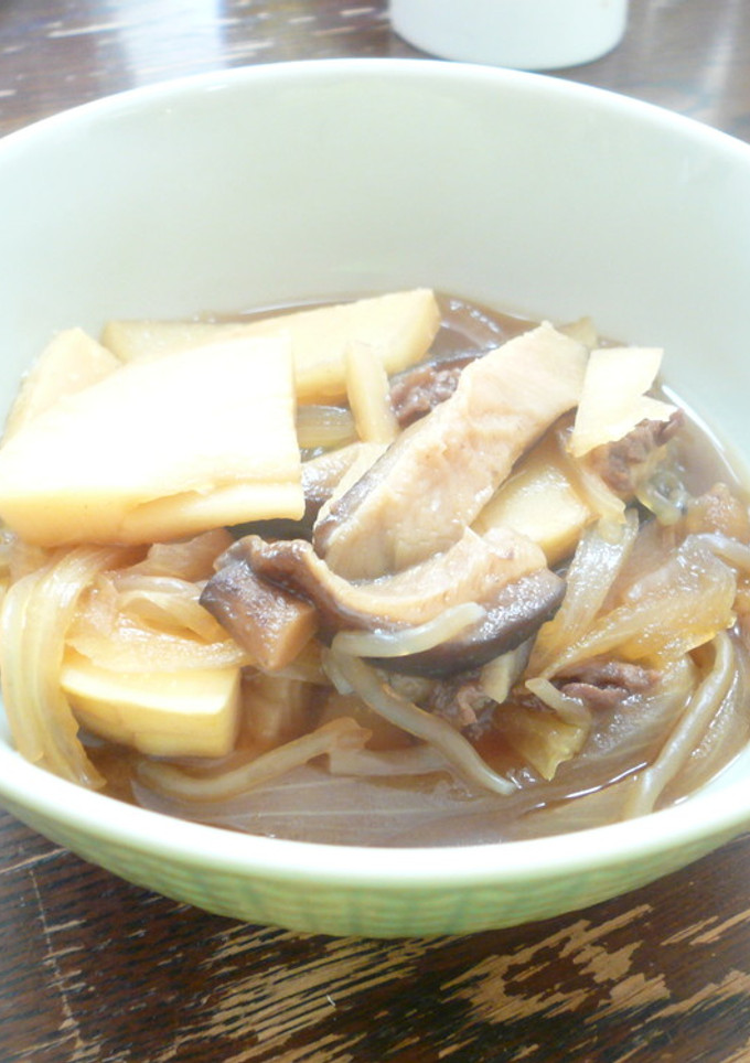 すき焼き残り汁の煮物-レシピのメイン写真