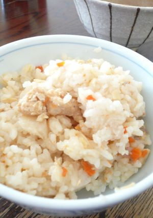 鶏むね肉の炊き込みごはん-レシピのメイン写真
