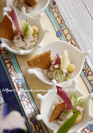さばくんパテとチコリンゴ-レシピのメイン写真
