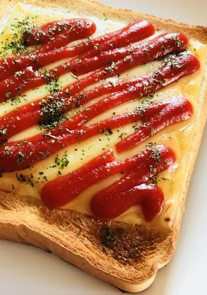 スライスチーズ★ケチャップ・トースト-レシピのメイン写真