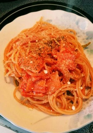 厚切りベーコンのナポリタン-レシピのメイン写真
