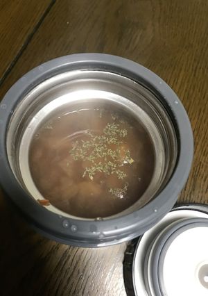 ドライトマトと玉ねぎのスープ-レシピのメイン写真