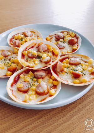 簡単!餃子の皮deピザ-レシピのメイン写真