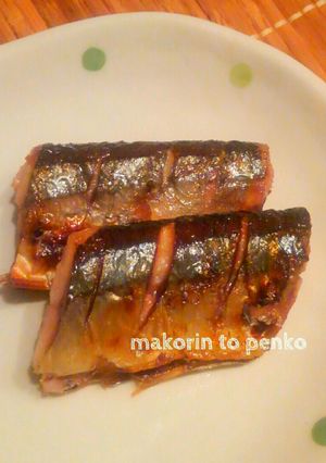 お弁当・食べやすい＊骨抜き秋刀魚の塩焼き-レシピのメイン写真