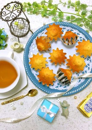 HMで簡単♡マドレーヌ♪-レシピのメイン写真