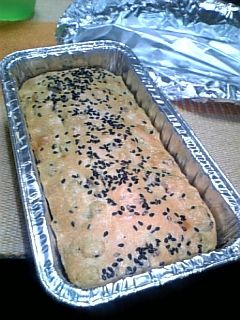 黒ゴマ&さつま芋パウンドケーキ-レシピのメイン写真