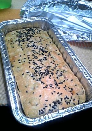 黒ゴマ＆さつま芋パウンドケーキ-レシピのメイン写真