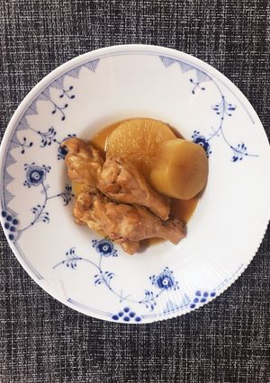 【60分】鶏手羽元と大根の煮物-レシピのメイン写真