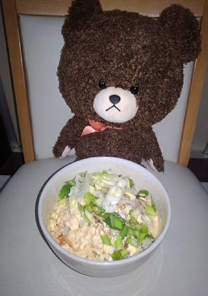 サバキムチ納豆おろしマヨネギ丼！-レシピのメイン写真