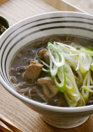 ♡ヘルシー舞茸ゴボウの鶏そば-レシピのメイン写真