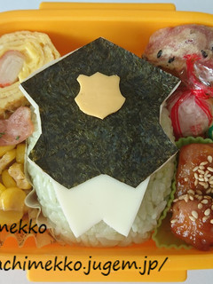 パトレンジャー♡パトレン2号♡キャラ弁-レシピのメイン写真