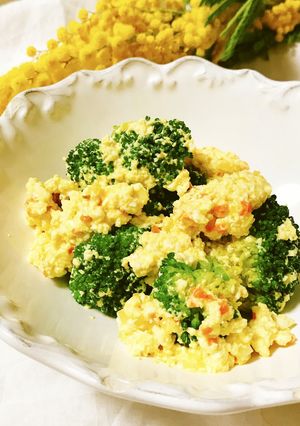 豆腐でつくるミモザサラダ-レシピのメイン写真