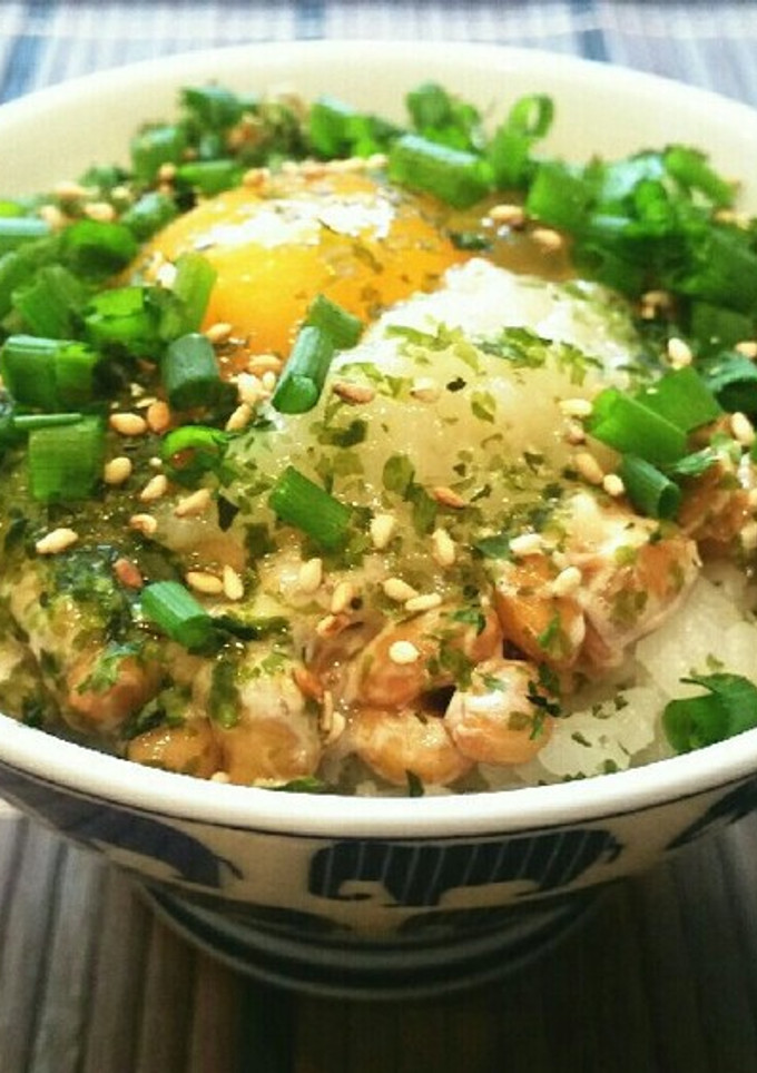簡単♡のりたまのり塩麹納豆ご飯♡-レシピのメイン写真