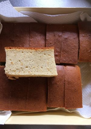 大麦粉と米粉のカステラ-レシピのメイン写真