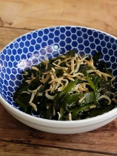 3分で完成♪新わかめとしらすのサッと炒め-レシピのメイン写真
