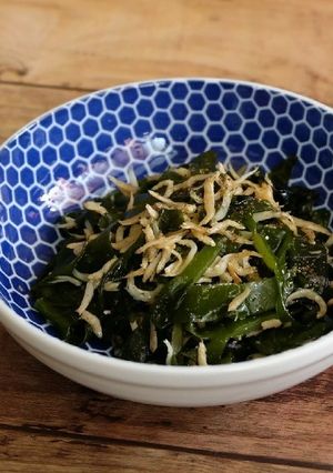 3分で完成♪新わかめとしらすのサッと炒め-レシピのメイン写真