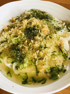 あんかけ揚げ玉のあったか素麺-レシピのメイン写真