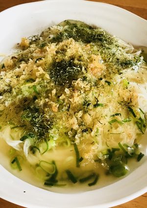 あんかけ揚げ玉のあったか素麺-レシピのメイン写真