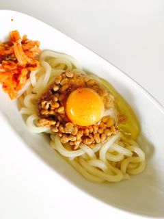 1人飯☆混ぜるだけ!納豆うどん☆-レシピのメイン写真