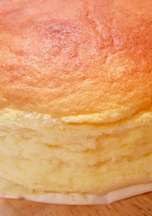 常備材料でスフレチーズケーキ-レシピのメイン写真