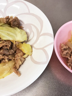 取り分けおかず♡豚肉キャベツごまみそ炒め-レシピのメイン写真