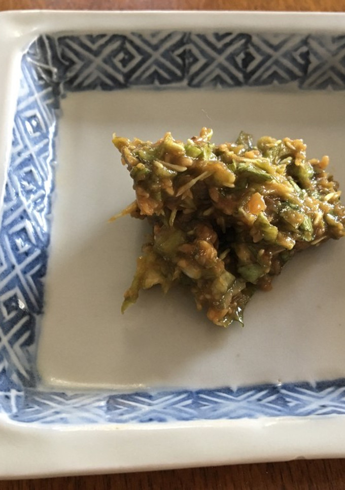 蕗味噌(ふきのとうの黄身味噌和え)-レシピのメイン写真