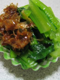 お弁当用☆青菜のおひたし-レシピのメイン写真