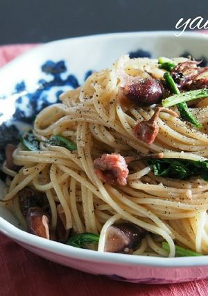 春が来た☆ホタルイカと桜の和風春パスタ-レシピのメイン写真