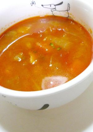 ヘルシー☆野菜たっぷりミネストローネ-レシピのメイン写真