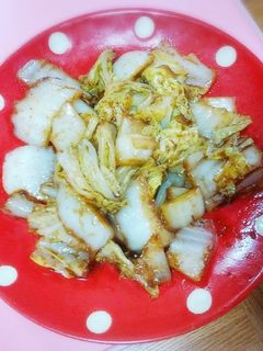 白菜だけ!炒め-レシピのメイン写真
