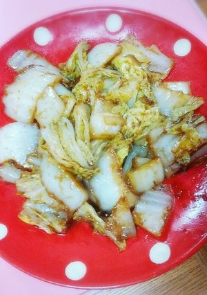 白菜だけ！炒め-レシピのメイン写真