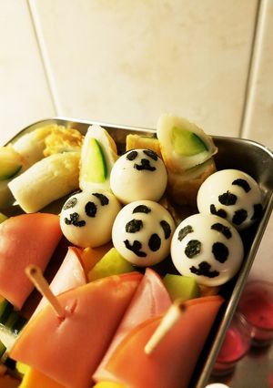 パンダたまご♥お弁当、パーティーにも♥-レシピのメイン写真