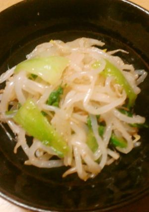 おつまみ　もやしとチンゲン菜のナムル-レシピのメイン写真