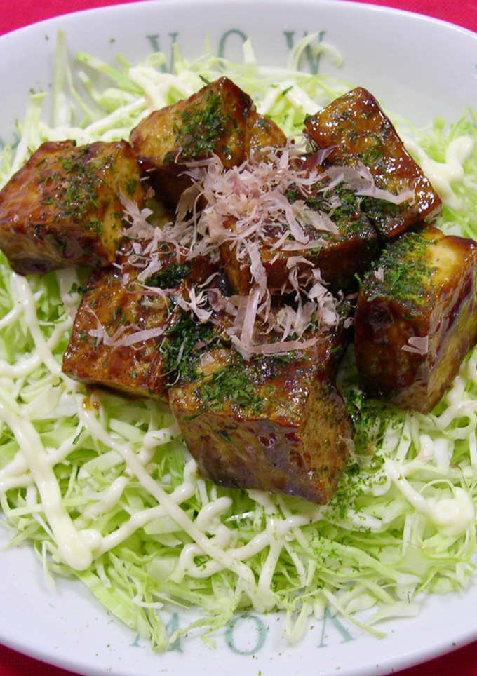 厚揚げ de まるでお好み焼き♪-レシピのメイン写真