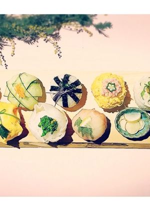 ひなまつりにぴったり。てまり寿司♪-レシピのメイン写真