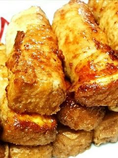 厚揚げの豚肉巻き♥甘辛ごま照り焼き☆簡単-レシピのメイン写真