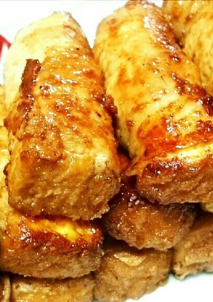 厚揚げの豚肉巻き♥甘辛ごま照り焼き☆簡単-レシピのメイン写真
