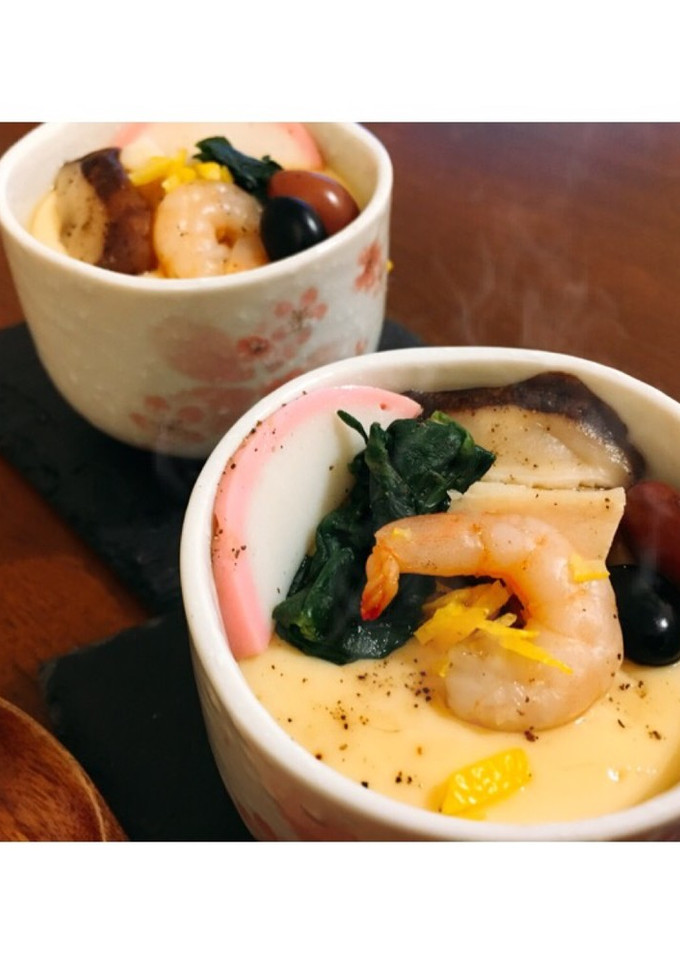 圧力鍋で失敗なし！つるんつるん茶碗蒸し-レシピのメイン写真