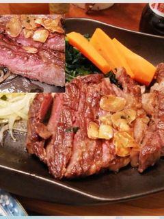 ステーキの焼き方(ミディアムレアぐらい)-レシピのメイン写真