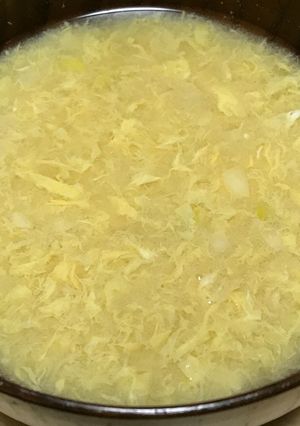 長ネギとたまごの味噌汁-レシピのメイン写真
