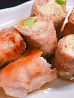 豆腐と枝豆の豚肉巻き-レシピのメイン写真