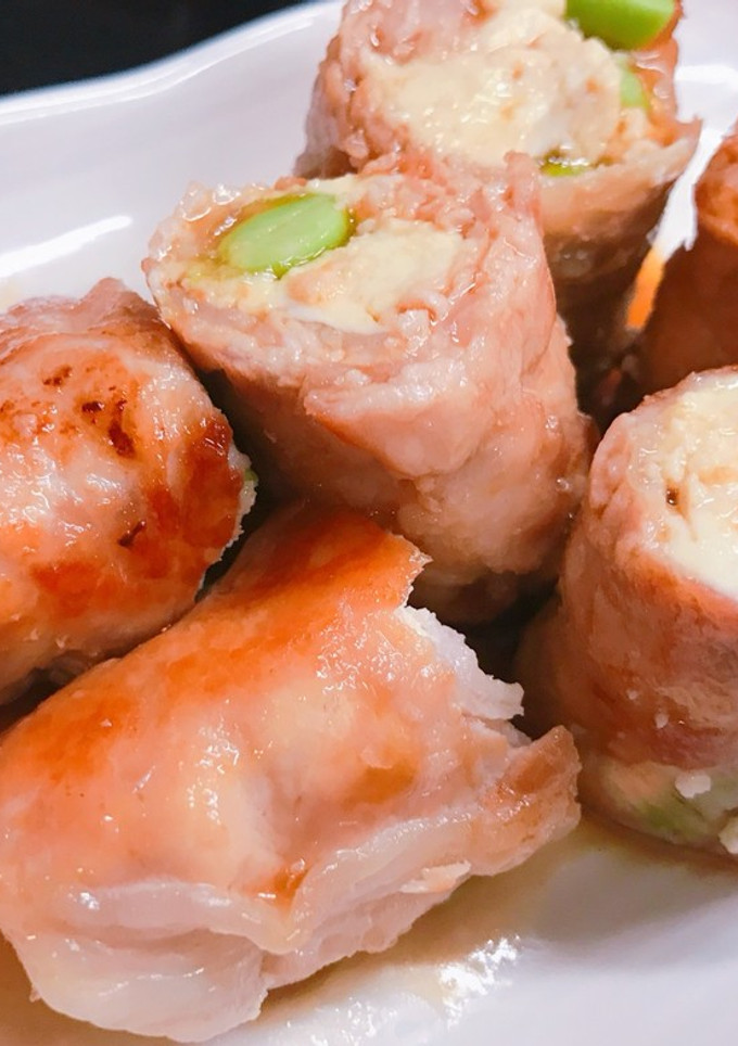 豆腐と枝豆の豚肉巻き-レシピのメイン写真