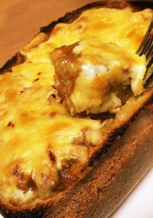 ☆厚切り☆ カレートースト-レシピのメイン写真