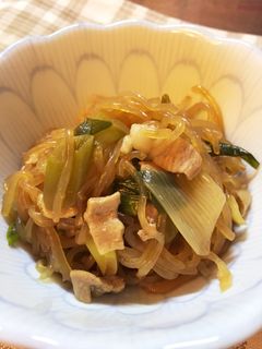 豚肉としらたきの炒め煮-レシピのメイン写真