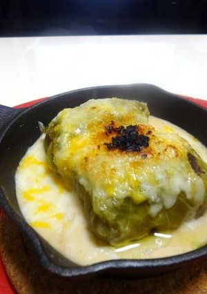もち麦入りロールキャベツのグラタン-レシピのメイン写真