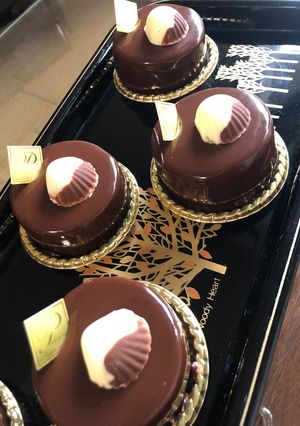 フランボワーズ＆ショコラムースドーム-レシピのメイン写真
