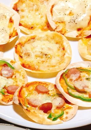 餃子の皮でピザ♡-レシピのメイン写真