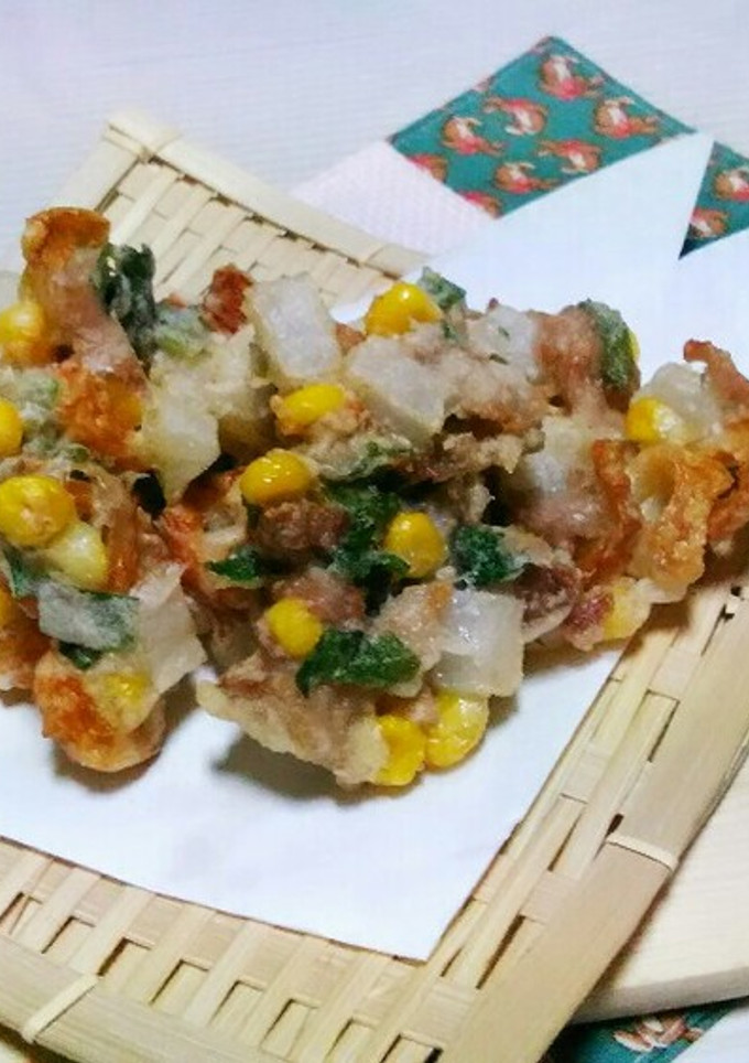 豚肉と大根、竹輪のかき揚げ☆-レシピのメイン写真