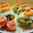 ひな祭りに*3色 ロール巻き寿司